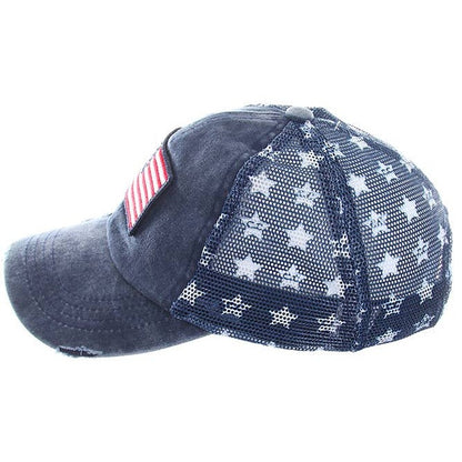 C.C American Flag Baseball Cap
