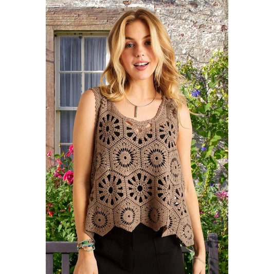Casual Crochet Tank Top