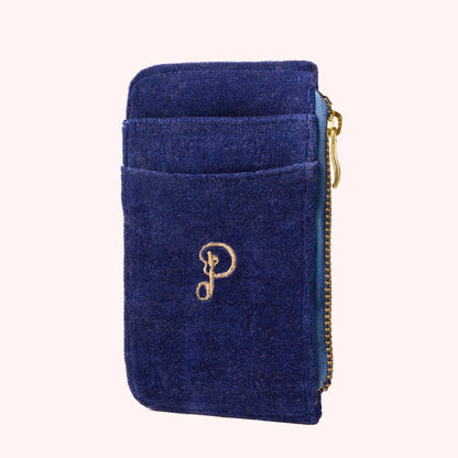 Velvet Card Holder - Jolly Jelly - Navy