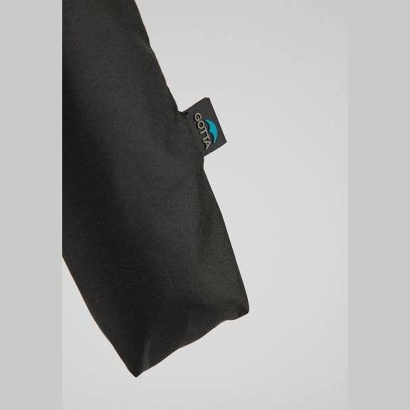 GOTTA Auto Folding Black Umbrella. Crooked handle - The Feral Market