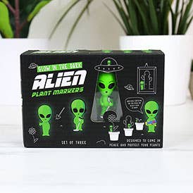 Glow in the Dark Alien Plant Markers