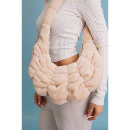 Plush Cloud Knit Cross Body Bag