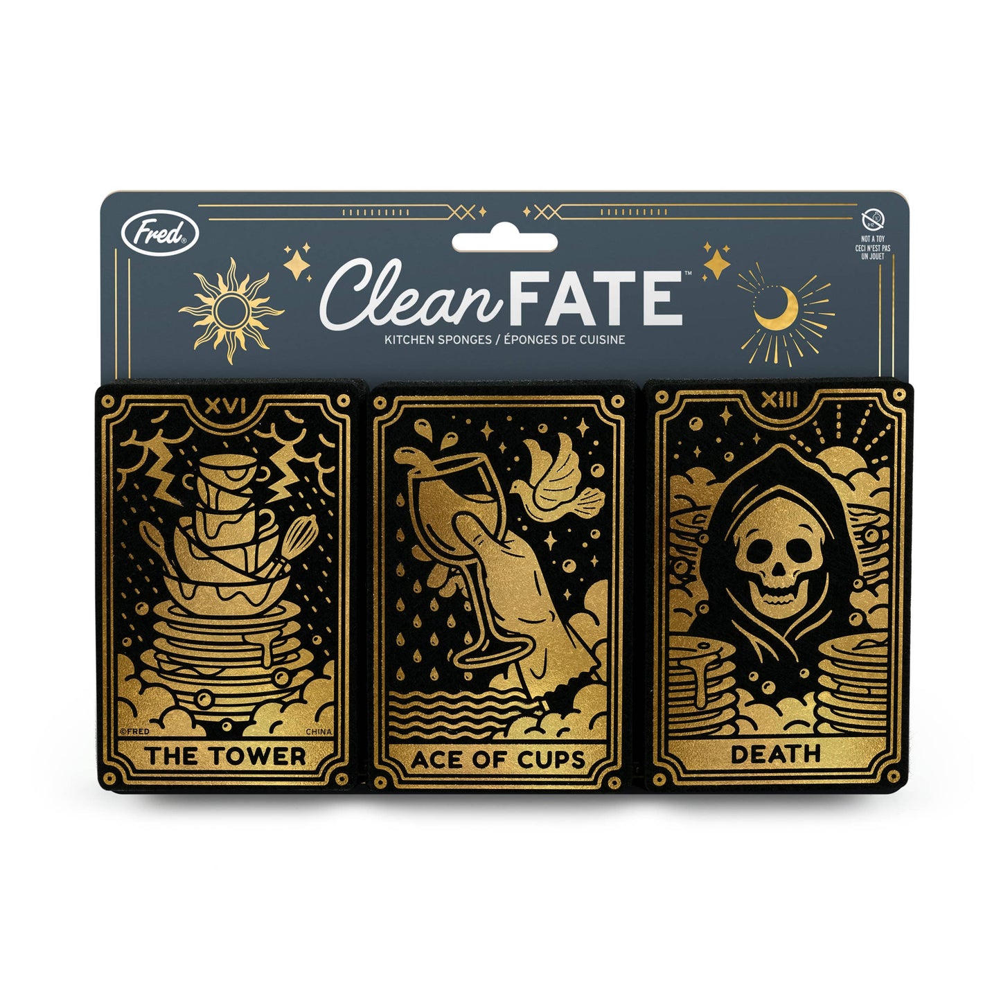 Sponges - CLEAN FATE - Tarot Card Designs, Metallic