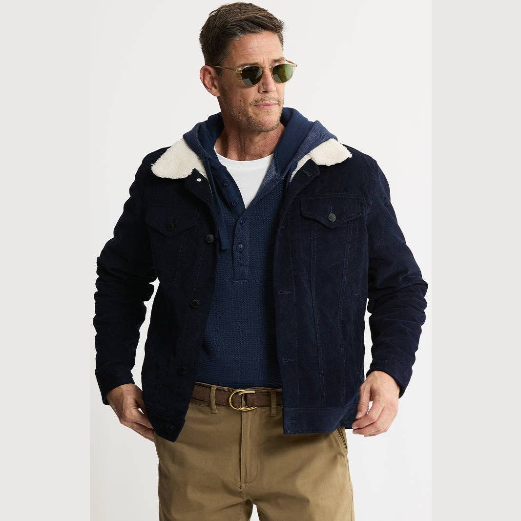 Sherpa Lined Corduroy Trucker Jacket - The Feral Market