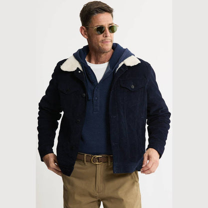 Sherpa Lined Corduroy Trucker Jacket - The Feral Market