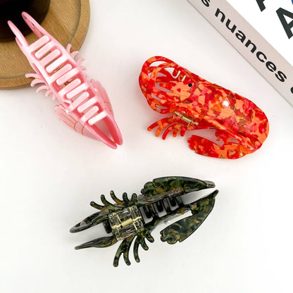 Lobster Claw Clip, Acetate Marine Animal Hair Clip