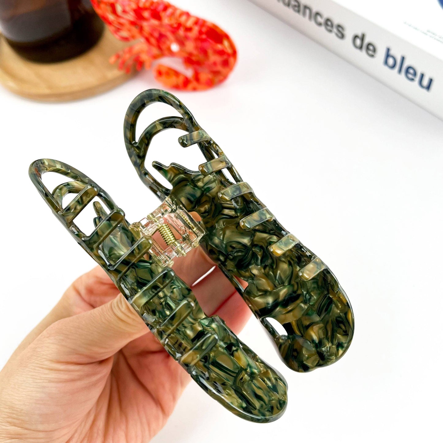 Lobster Claw Clip, Acetate Marine Animal Hair Clip