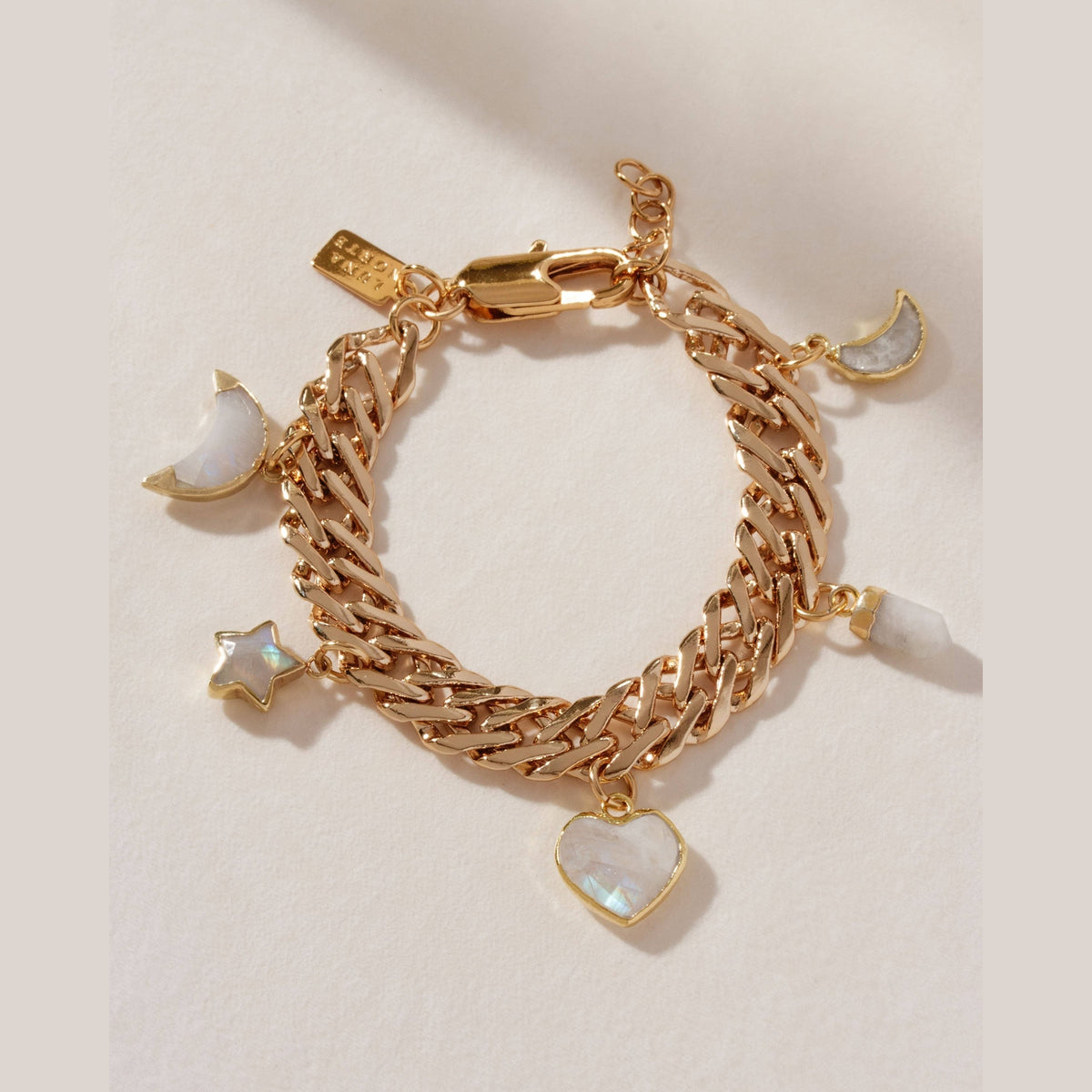 Lunar Legends Moonstone Charm Bracelet