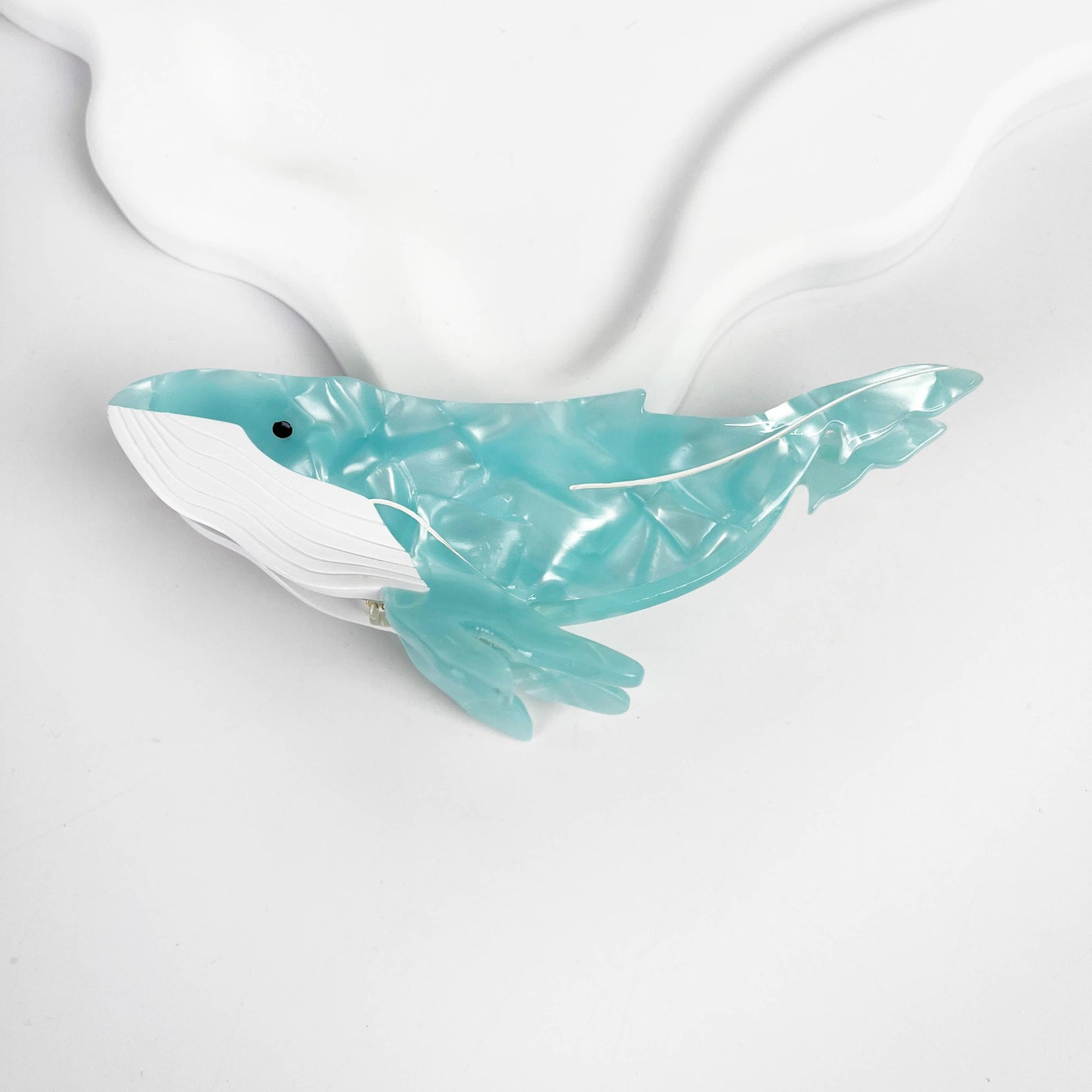 Green Whale Claw Clip - The Feral Market