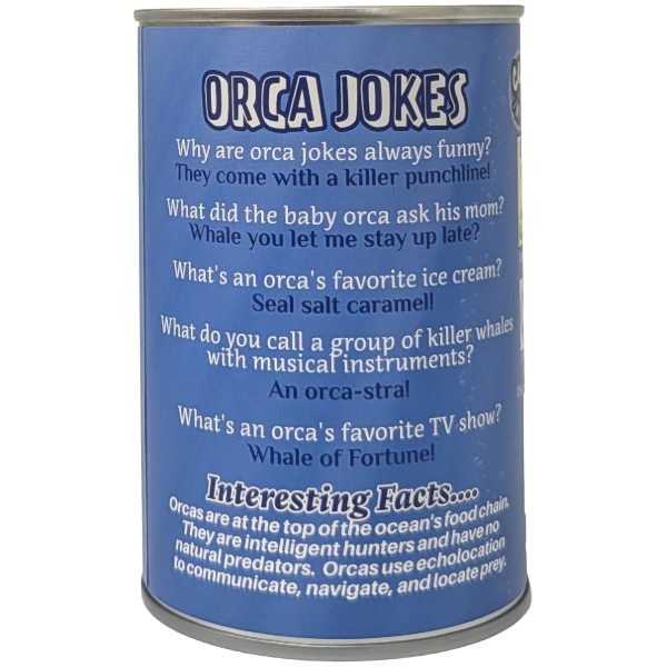 Finley the Canned Orca | Stuffed Animal Plush w/Jokes | Gift - The Feral Market