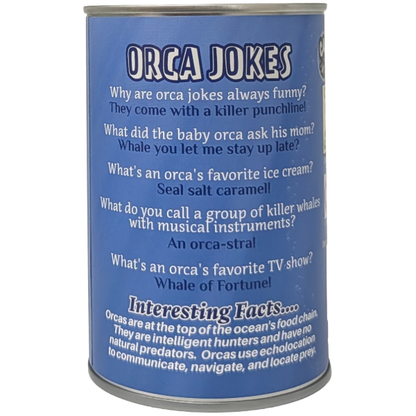 Finley the Canned Orca | Stuffed Animal Plush w/Jokes | Gift - The Feral Market