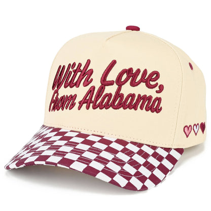 C.C WITH LOVE FROM 'State' Letter on Two Tone Trucker Hat
