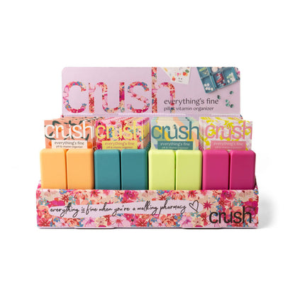 Crush Everything's Fine Pill & Vitamin Case - The Feral Market