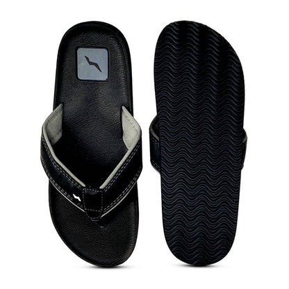 Norty Men's Comfort Sandal Flip Flop, 11166 Black - The Feral Market