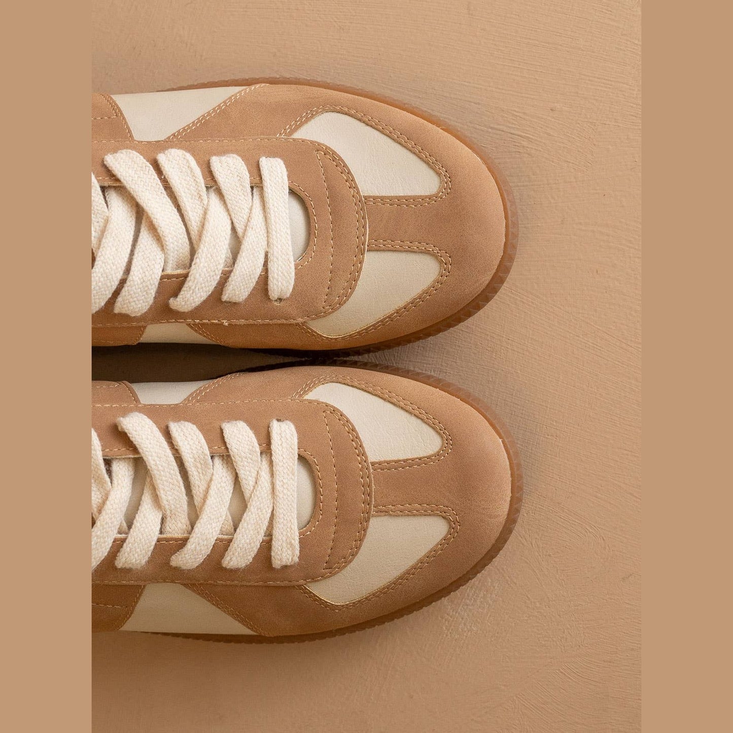 The Noelle Camel | Low Top Sneaker