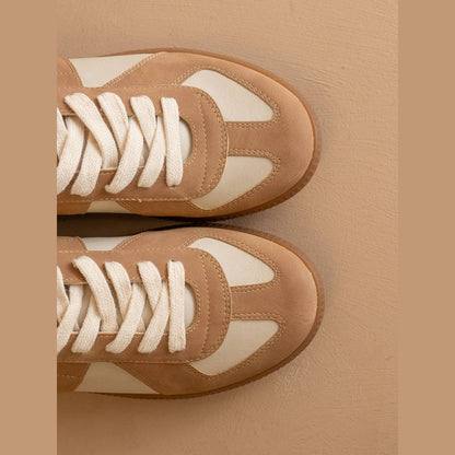 The Noelle Camel | Low Top Sneaker