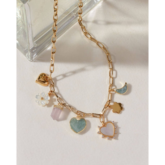 Garden of Gems Charm Necklace