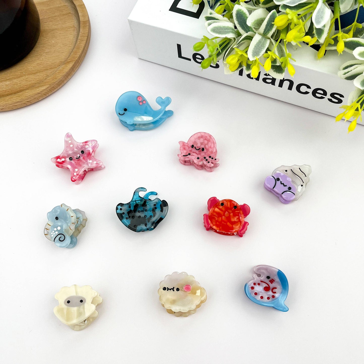 Cute Mini Hair Claw Clip, Marine Animal Hair Clip - The Feral Market