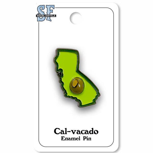 Cal-vocado Enamel Pin - The Feral Market