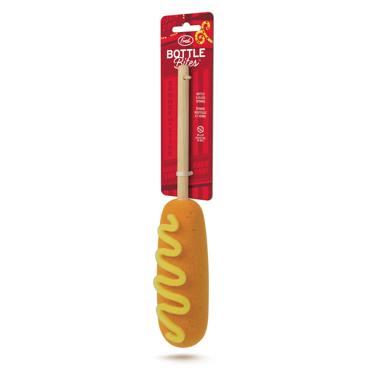 Sponges - BOTTLE BITES - Corn Dog Bottle Brush - The Feral Market