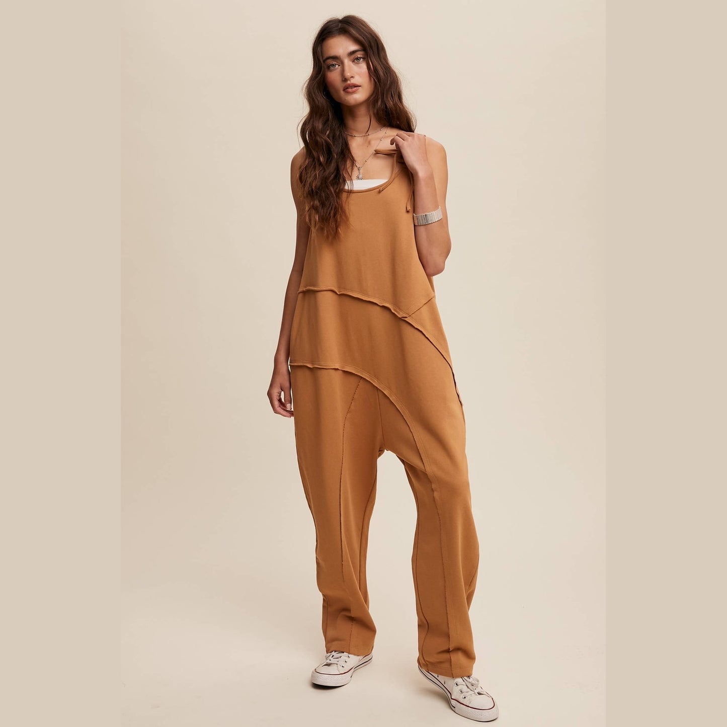 Asymmetrical Layered Jumpsuit