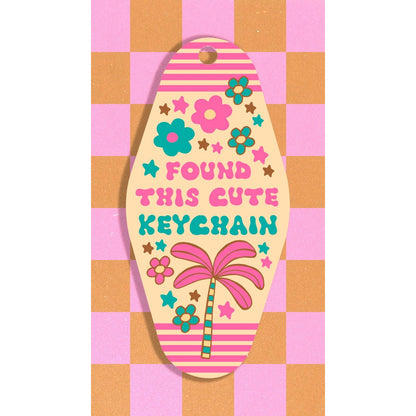 Lost My Heart In California Keychain