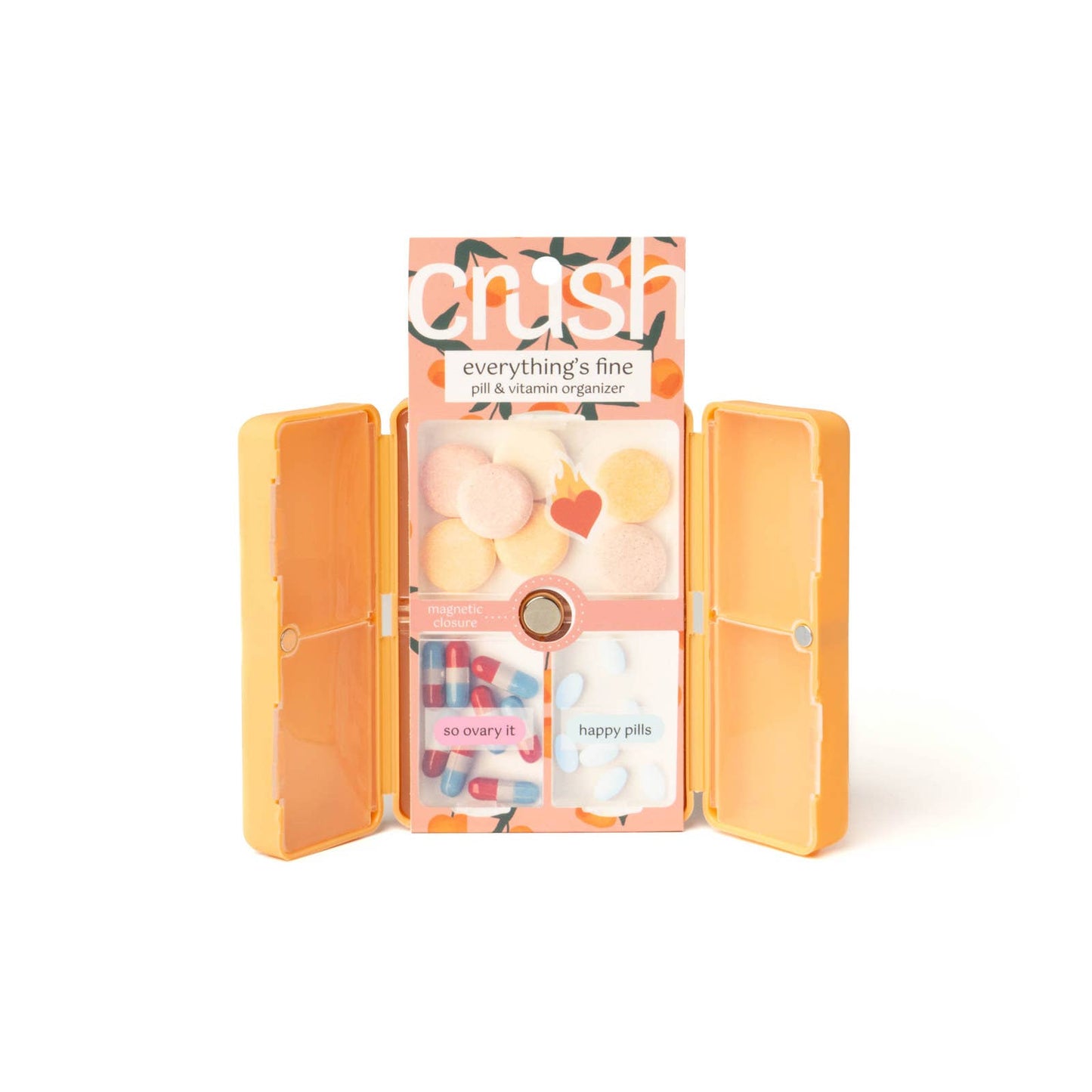 Crush Everything's Fine Pill & Vitamin Case - The Feral Market