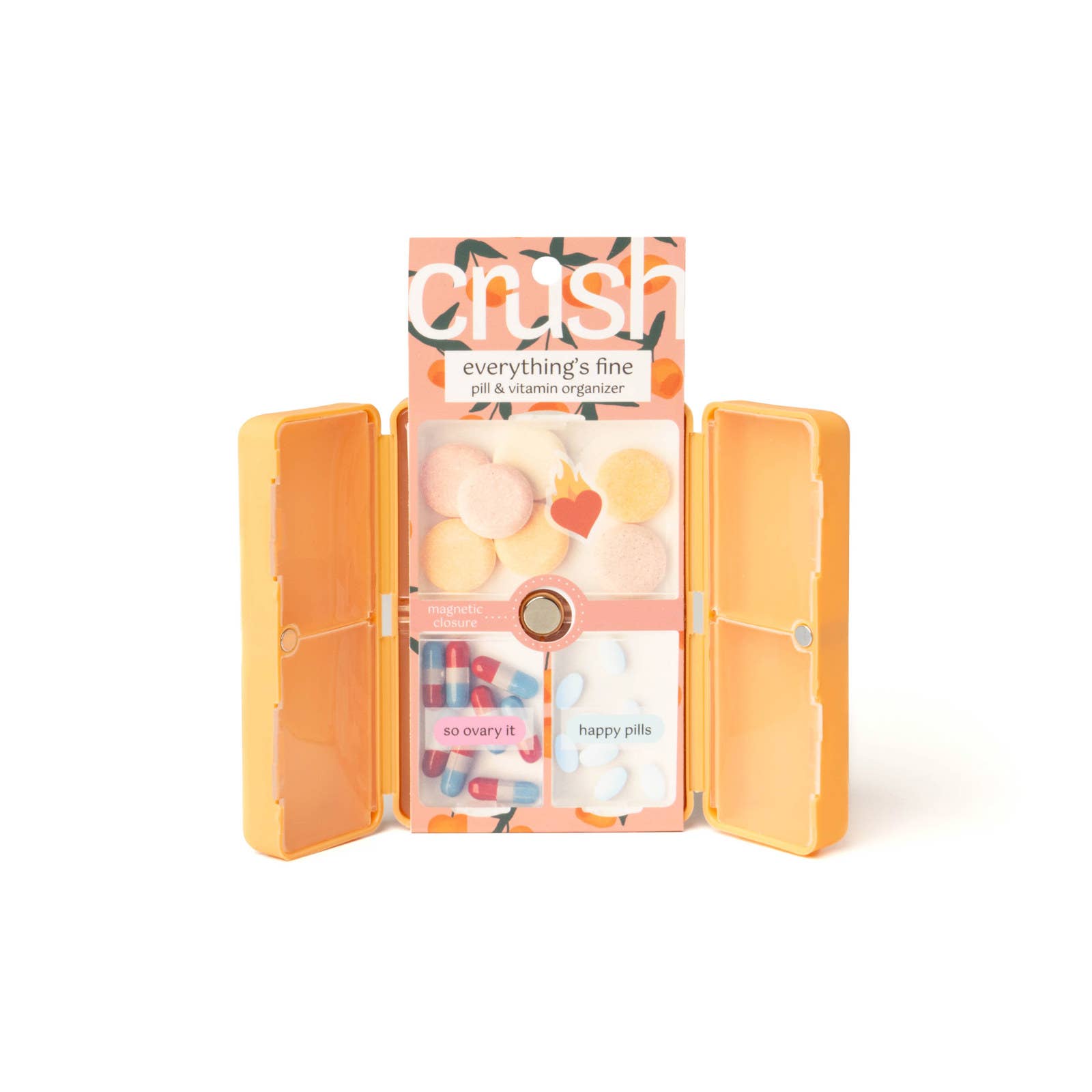 Crush Everything's Fine Pill & Vitamin Case - The Feral Market
