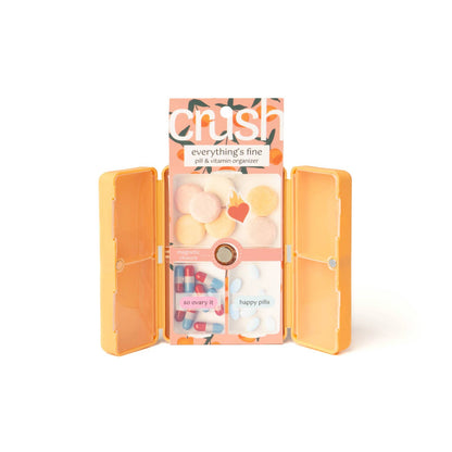 Crush Everything's Fine Pill & Vitamin Case - The Feral Market