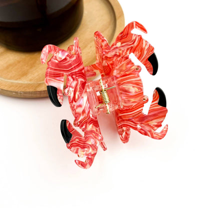 Cute Bread Crab Hair Claw Clip, Acetate Hair Clip - The Feral Market
