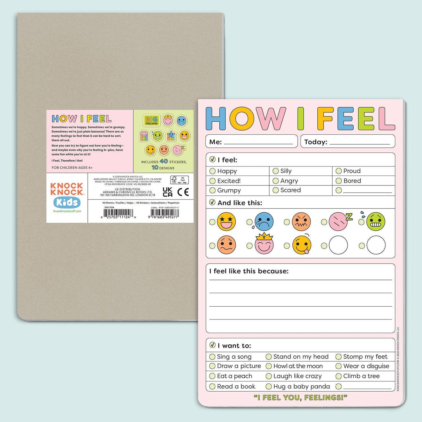 Knock Knock Kids - How I Feel Playtime Pads