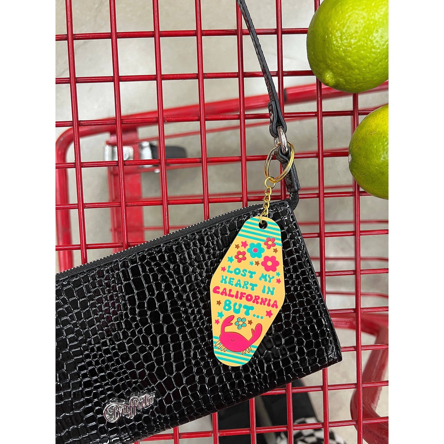 Lost My Heart In California Keychain