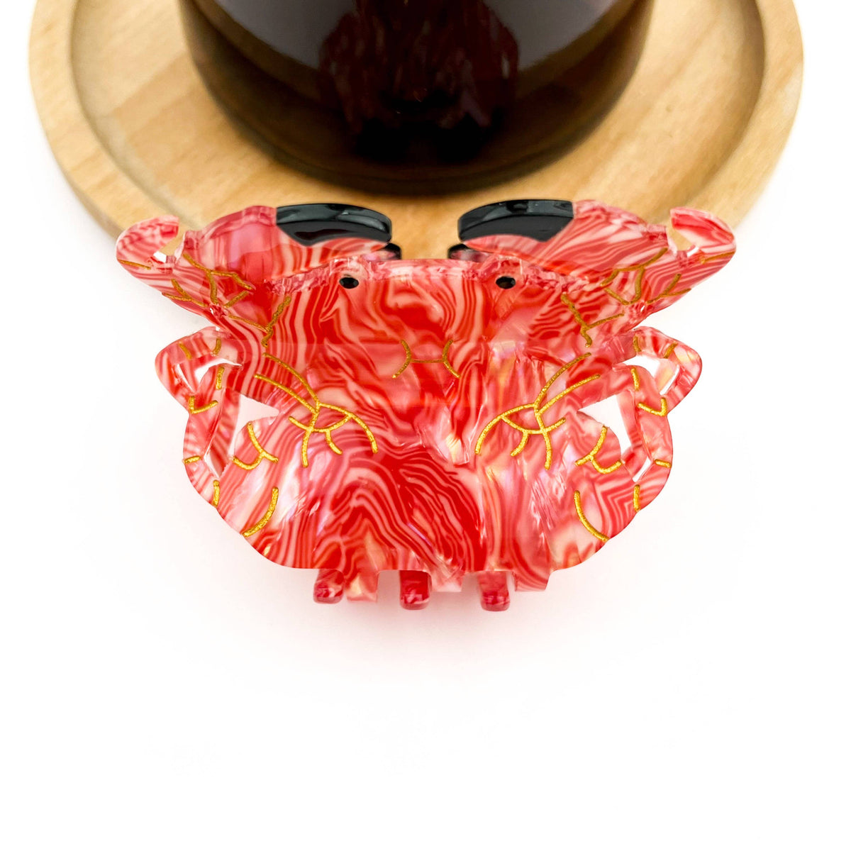 Cute Bread Crab Hair Claw Clip, Acetate Hair Clip - The Feral Market