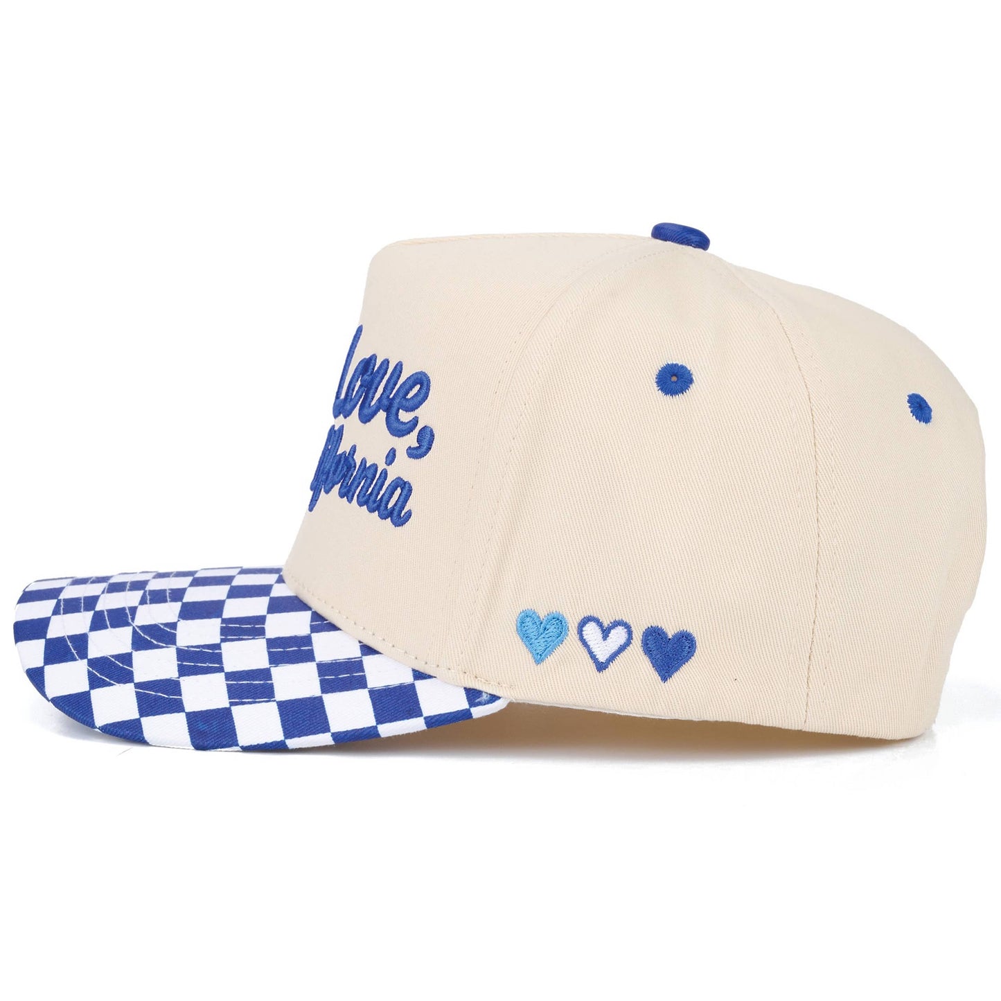 C.C WITH LOVE FROM 'State' Letter on Two Tone Trucker Hat