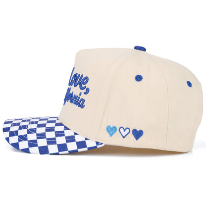 C.C WITH LOVE FROM 'State' Letter on Two Tone Trucker Hat
