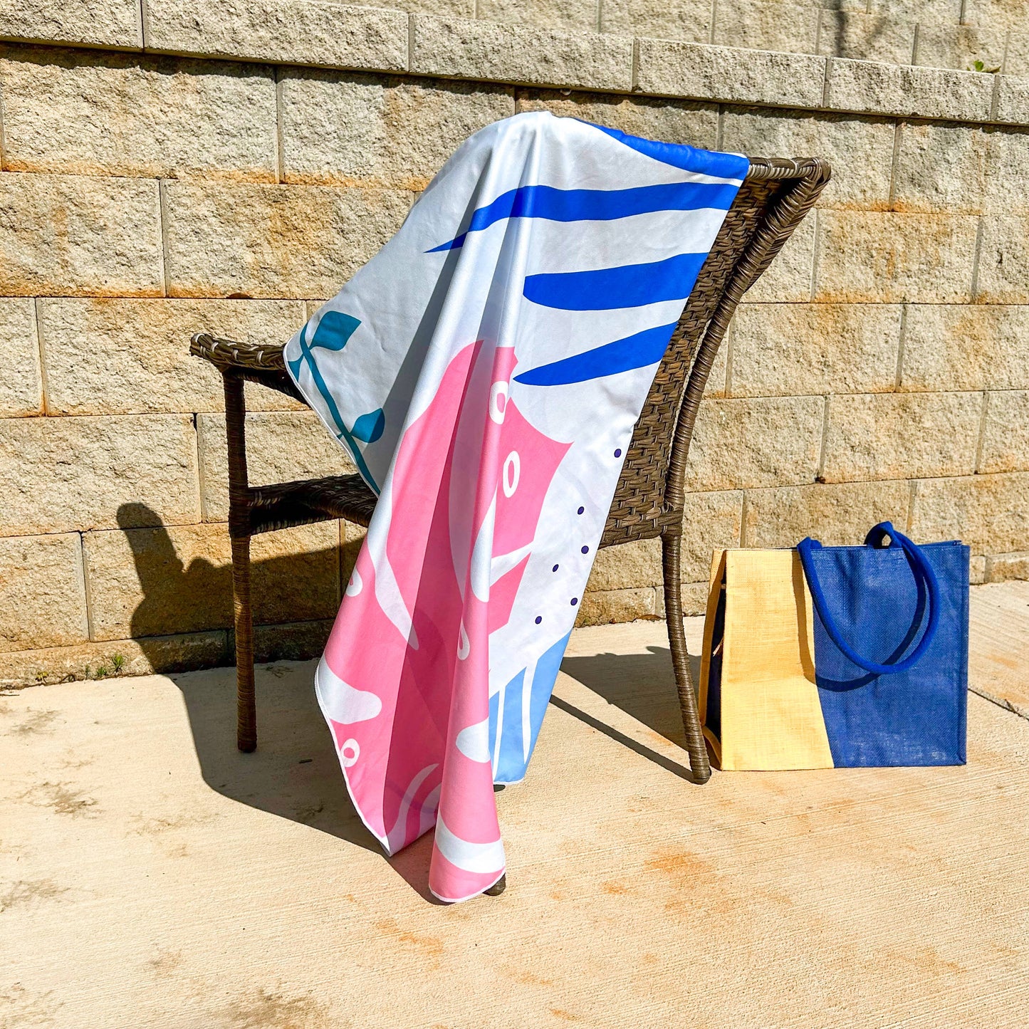 Sand Resistant Beach Towels - Double Sided Beach Towels