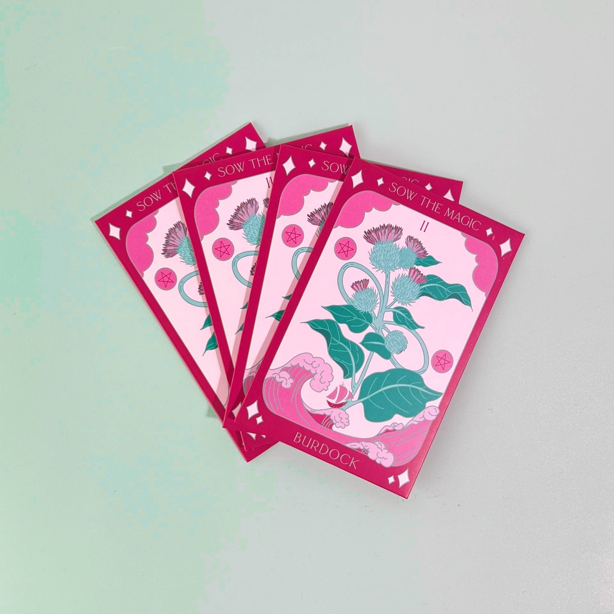 The Feral Market Burdock Tarot Garden Seed Packet - Thumbnail 3