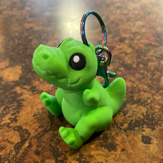 3D Printed Baby Rex Keychain