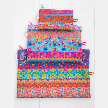 Anything & Everything Pouch Set - Border Print