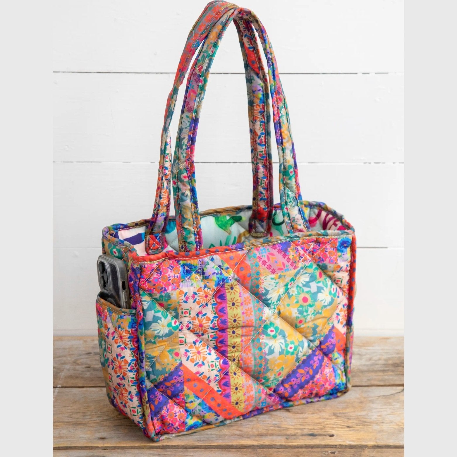 Reversible Puffy Tote Bag - Medium - Thumbnail 3