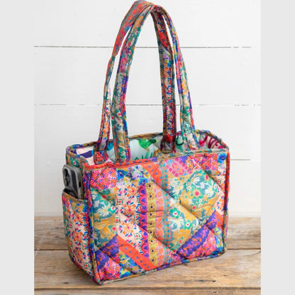 Reversible Puffy Tote Bag - Medium, Love