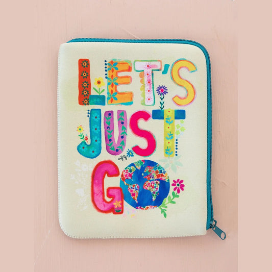 Travel Document Pouch - Let's Just Go