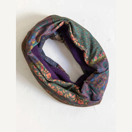 Fleece Boho Bandeau® Headband - Vintage Patchwork