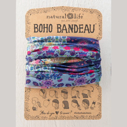 Full Boho Bandeau® Headband - Mandala Borders Patchwork