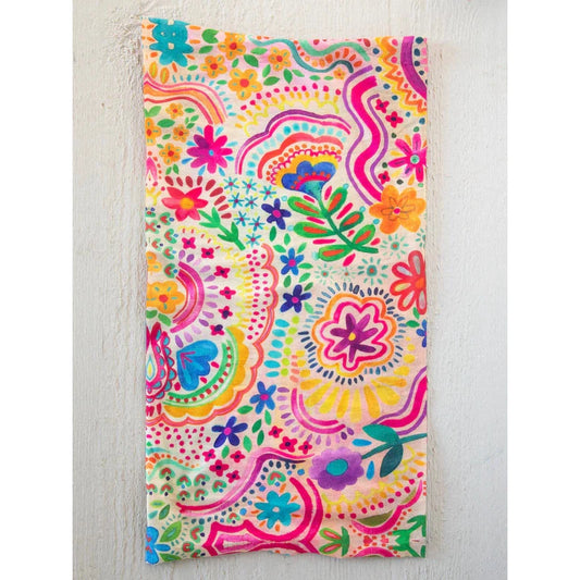 Full Boho Bandeau® Headband - Rainbow Doodle