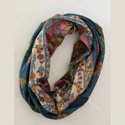 Full Boho Bandeau® Headband - Blue Riviera Floral