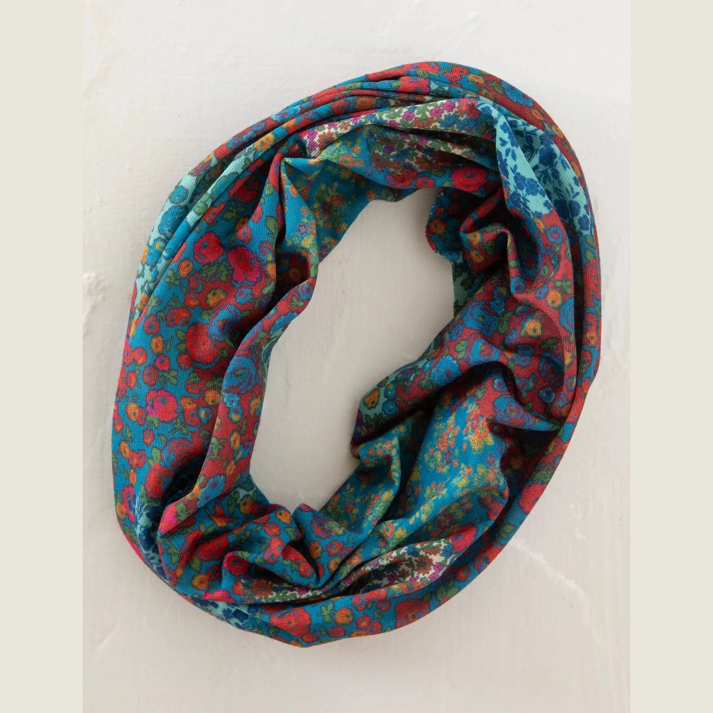 Full Boho Bandeau® Headband - Prairie Patchwork Navy