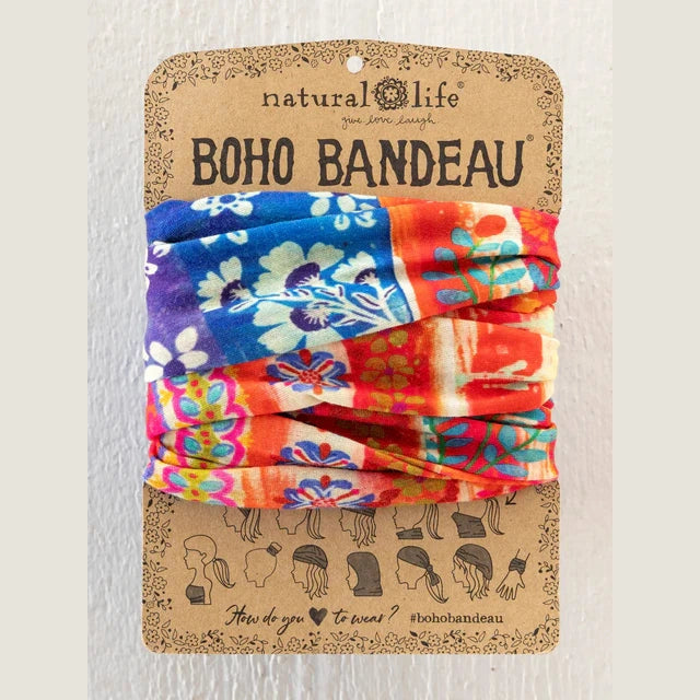 Full Boho Bandeau® Headband - American Flag