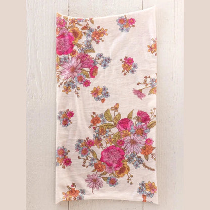 Full Boho Bandeau® Headband - English Garden Cream - The Feral Market
