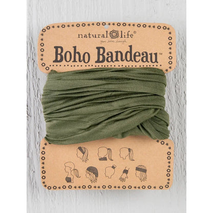 Full Boho Bandeau® Headband - Olive